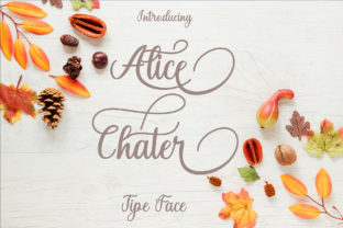 Alice Chater Font: Modern Script for Editorial Design