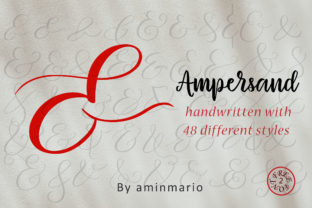 Ampersand 48 Different Styles Font
