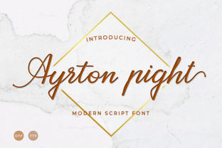 Ayrton Pight Font for Creative Marketing