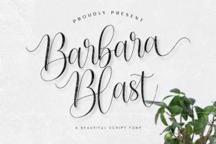 Barbara Blast Font: Bold and Beautiful