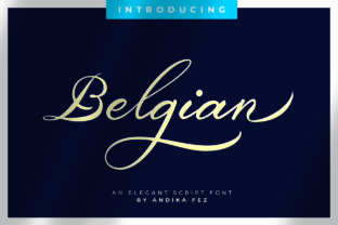 Belgian Signature: A Bold Script Font for Digital Marketing