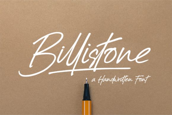 Billistone: A Creative Handwritten Font