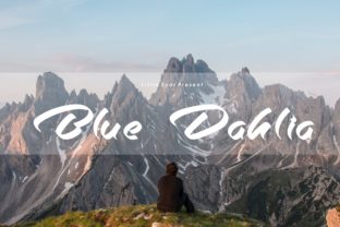 Blue Dahlia Font for Creative Makers