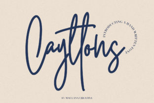 Cayttons: A Handwritten Font for Creative Web Design