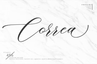 Correa Script: A Handwritten Font for Elegant Design