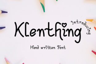 Klenthing: A Cute Handwritten Font for Business