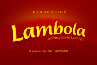 Lambola: A Playful Handwritten Font for Creative Projects