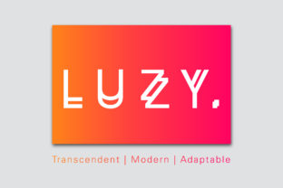 Luzy: A Modern Typeface for Editorial Design