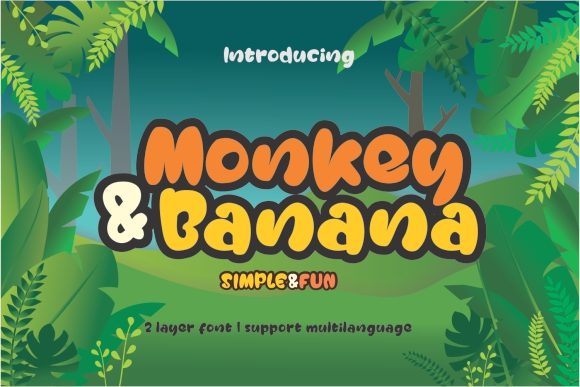 Monkey Banana Font: Playful Typography for Digital Marketing