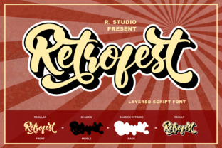 Retrofest Font: Retro Style for Web Design