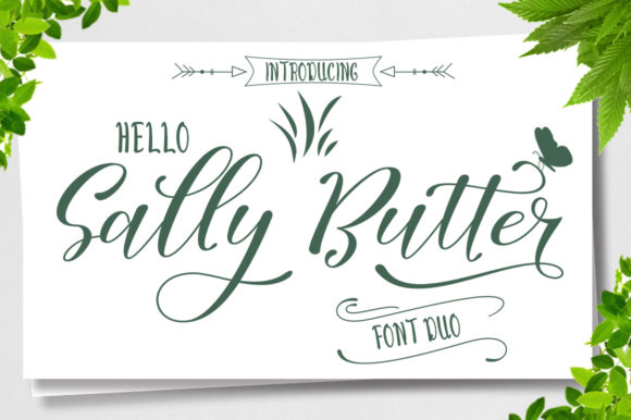 Sally Butter: A Trendy Font for Business Branding