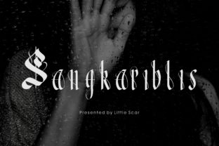 Sangkariblis: Bold Blackletter Font