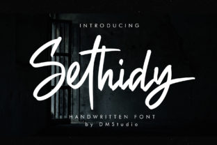 Sethidy: A Handwritten Font for Polished Branding