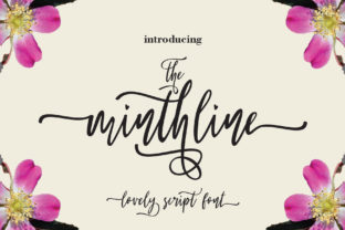 The Minthline Script: A Handwritten Font for Editorial Elegance