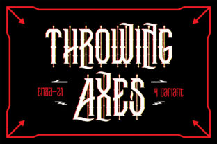 Throwing Axes: Bold Font for Impactful Campaigns