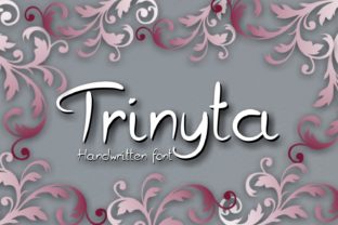 Trinyta: A Cool Handwritten Font for Crafters
