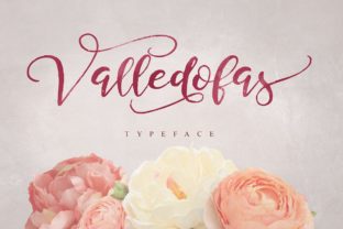 Valledofas: A Handwritten Font for Elegant Design