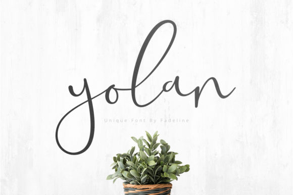 Yolan: A Handwritten Font for Creative Projects